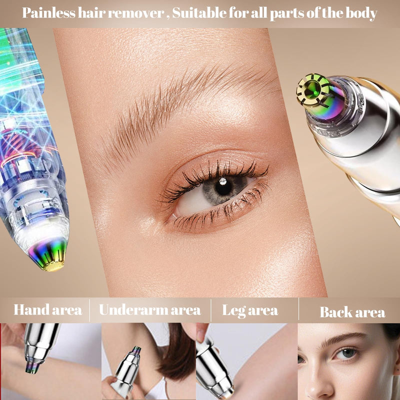 epilator Portable Nose Hair for Women and Compact Nose Trimmer and Eyebrow Trimmer for Women (Red) Red