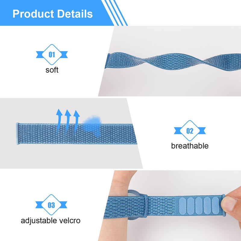 [Australia] - 2 Pack Kids Wristband Compatible with Apple AirTag, Protective Case for Air Tag GPS Tracker Holder with Nylon Bracelet, Adjustable Anti Lost Watch Band for Toddler Child Elder (Red & Blue) Red & Blue 