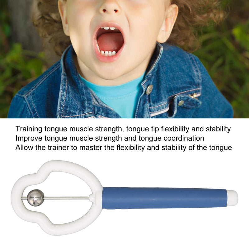 Tongue Muscle Trainer, Tongue Tip Exerciser Training Tongue Muscle Strength 2 Modes Tongue Tip Training Tool Tip Lateralization Lifting Oral Muscle Train Tool for Children Elder