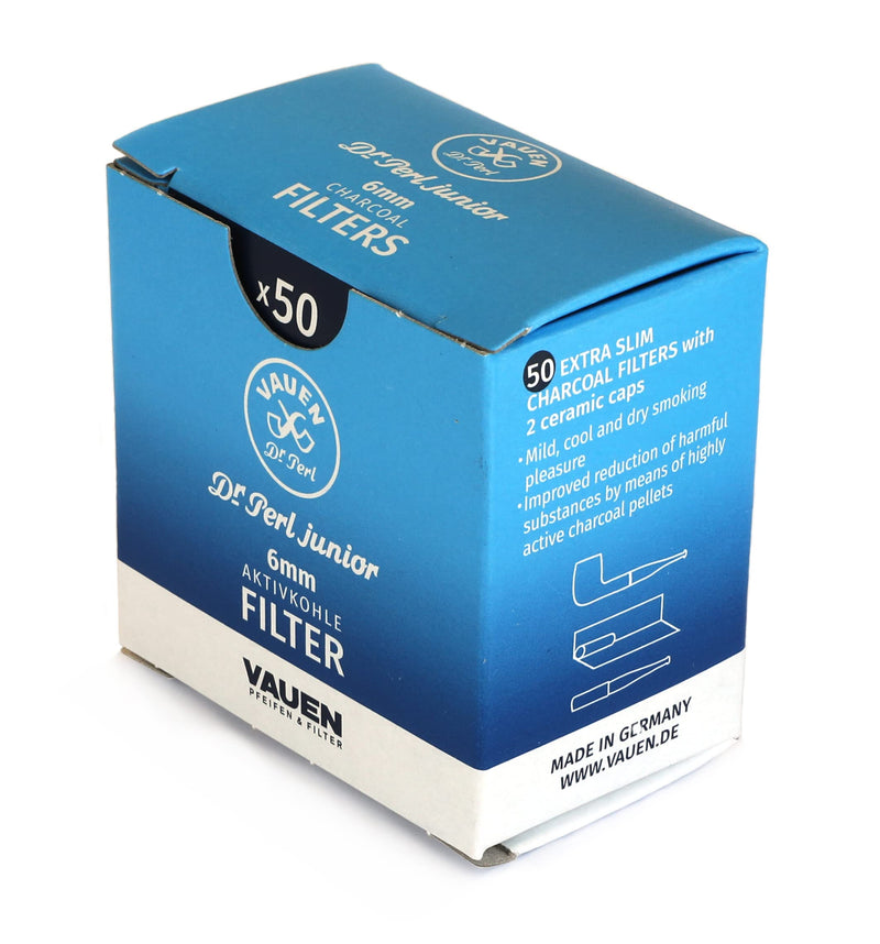 [Australia] - Dr. Perl Jufifty 6mm activated Charcoal filters x 50 