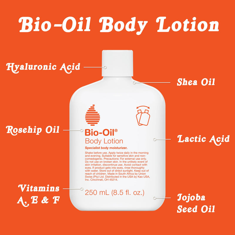 Bio-Oil Moisturizing Body Lotion, Dry & Sensitive Skin, 8.5 fl oz 8.5 Fl Oz (Pack of 1)