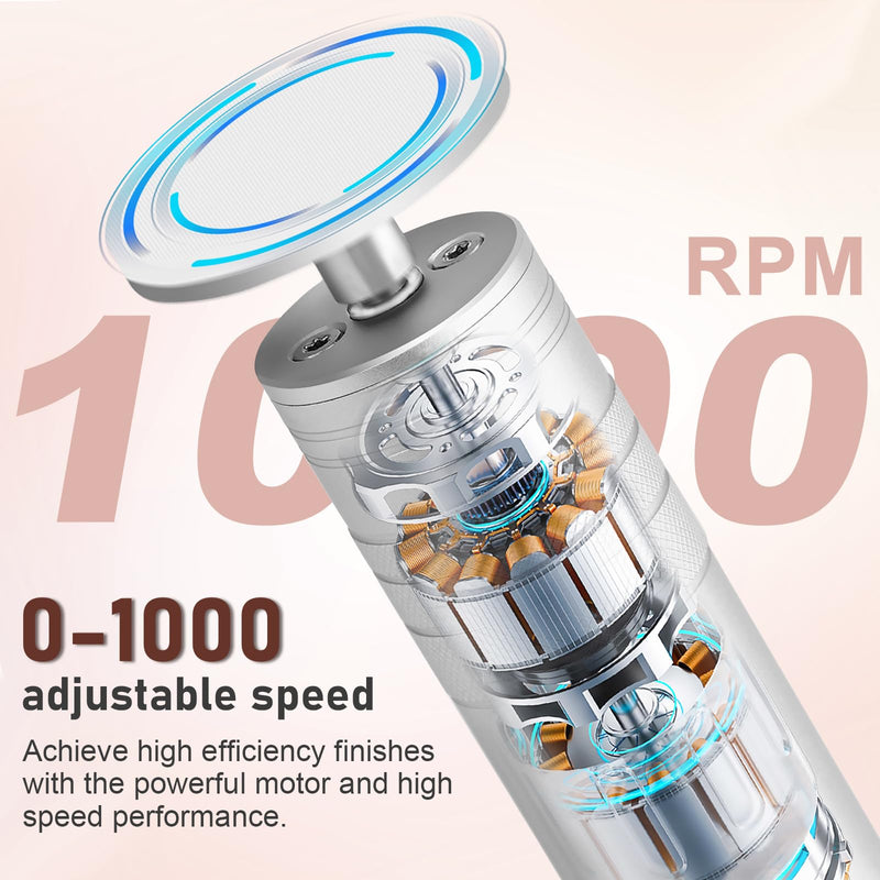 [Australia] - Electric Callus Remover Adjustable Speed Professional Callus Remover Electric with Nano Glass for Dead Hard Skin, 2 in 1 for Foot and Hand Care Silver 