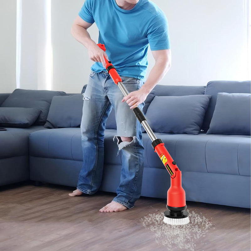 Replaceable Brush Heads Set, 9 Pack Brush Heads for Electric Spin Scrubber, Brush Heads for Uniqwamo Battery Powered Scrubber, Electric Shower Scrubber for Cleaning Bathroom, Kitchen, Car