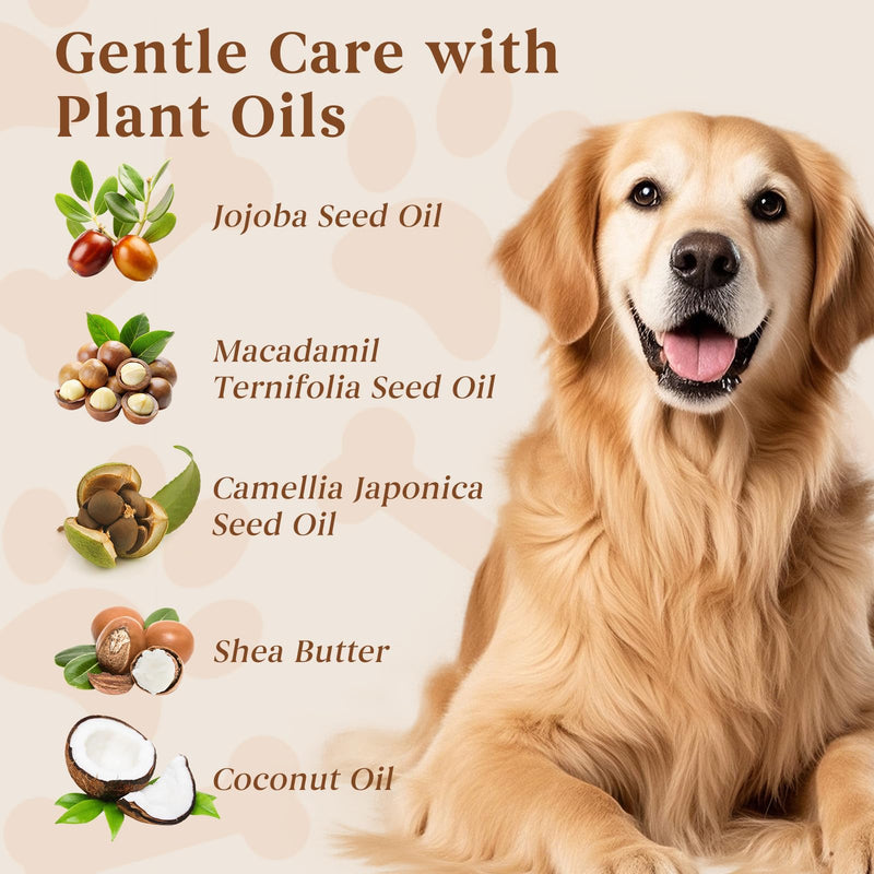 Pet Fur Care Oil Leave-in Conditioner for Dogs & Cats – Strengthen, Moisturize & Restore Natural Luster to Your Pet’s Coat, 1.01 fl. Oz - PawsPlanet Australia