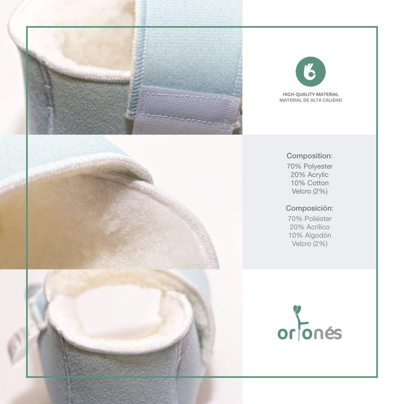 [Australia] - ORTONES | Heel pad, heel protector universal 1 pair anti-decubitus | Foot or elbow protection for bed or wheelchair | Right and left 