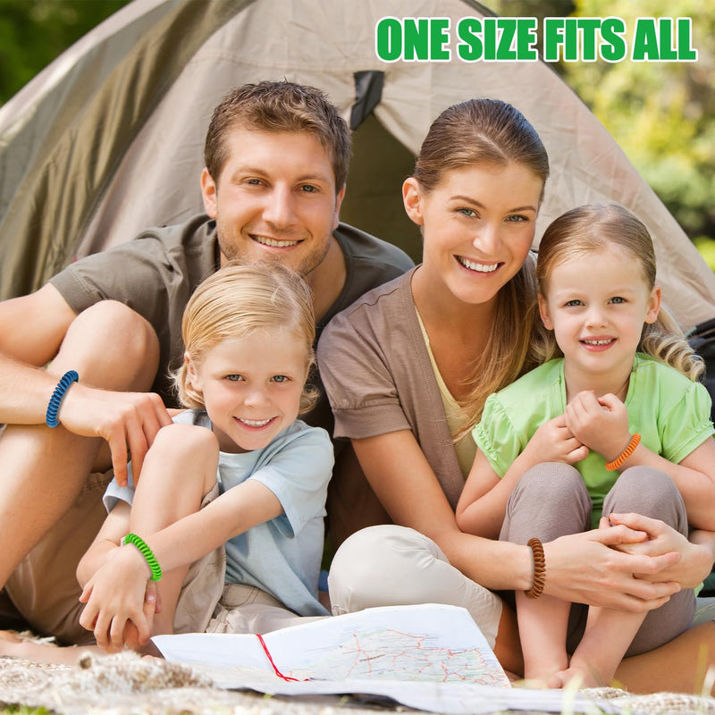 [Australia] - Mosquito Repellent Bracelets 45 Pack, Individually Wrapped Mosquito Repellent Bands with 60 Pcs Mosquito Stickers Patches, DEET Free Insect Bug Repellent Wristbands for Adults and Kids 