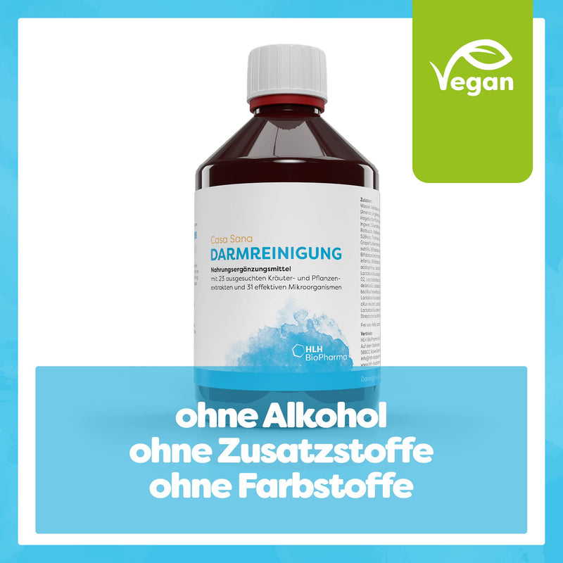 [Australia] - Casa Sana INTESTINAL CLEANING, 1000 ml - gentle and gentle cleansing of the intestines without a laxative effect 