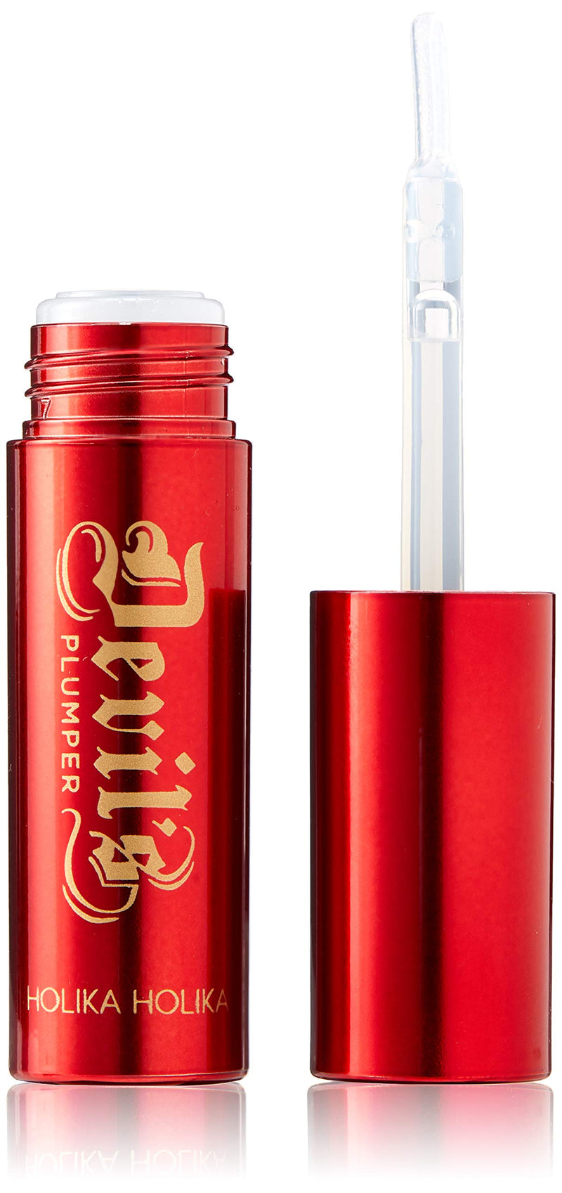 HOLIKA HOLIKA Devil's Real Lip Plumper for glowy shiny flamboyant voluminous lips 02 Glowy Topper