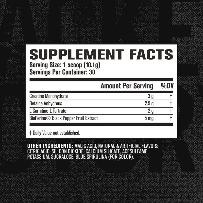 [Australia] - Jacked Factory Growth Surge Creatine Post Workout w/L-Carnitine - Daily Muscle Builder & Recovery Supplement with Creatine Monohydrate, Betaine, L-Carnitine L-Tartrate - 30 Servings, Blue Raspberry 30 Servings (Pack of 1) 