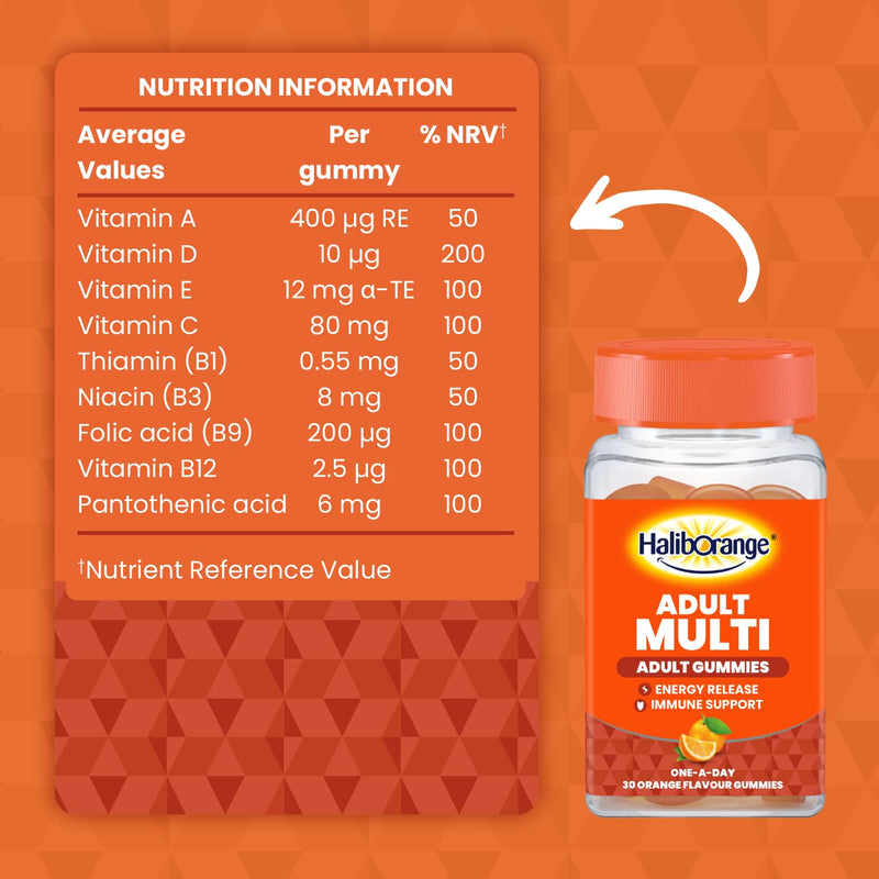 HALIBORANGE ADULT MULTI GUMMIES 30S