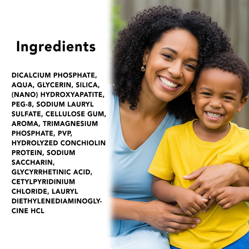 [Australia] - APAGARD® M-Plus, Sangi's Nano-Hydroxyapatite Toothpaste for Naturally Whiter Teeth. Fluoride-Free, for Family use, 130g / 4.58 oz, Mild Mint Flavor, Single Pack 