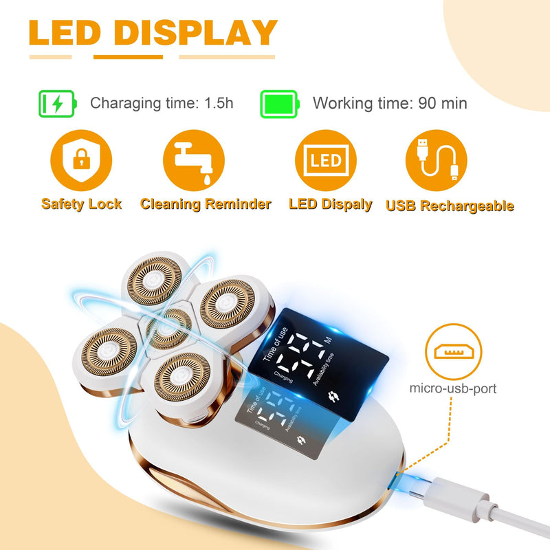 [Australia] - Electric Razors for Women, Women's Electric Shaver Kit for Legs, Bikini and Body Wet Dry Use, Facial Hair Removal, Cordless Trimmer for Womens Bikini Lady Grooming Sensitive Skin 