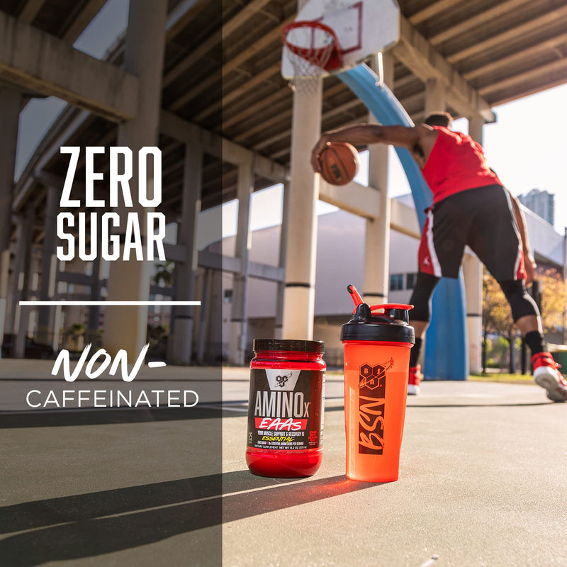 [Australia] - BSN Amino X EAAs, Muscle Recovery & Endurance, 10g Essential Amino Acids, 5g BCAAs, Zero Sugar, Caffeine Free, Watermelon Splash, 13.2oz, 25 Servings 25 Servings (Pack of 1) 