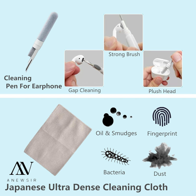 [Australia] - Glasses Cleaner,Screen Cleaner,Portable Lens Cleaner Spray for Eyeglasses,Screen Cleaner Spray Wipe Kit for Phones/Glasses Cleaner Lens Cleaning,Alcohol Free,Replaceable cleaning liquid (Black)New Black 