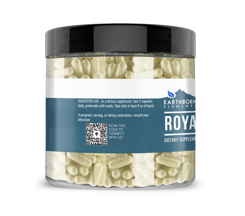 [Australia] - Earthborn Elements Royal Jelly 200 Capsules, Pure & Undiluted, No Additives 200 Count (Pack of 1) 
