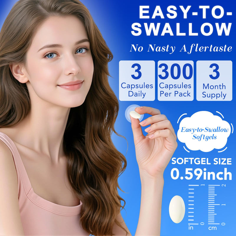 NAC N-Acetyl L-Cysteine 600 mg Equivalent with NAD+, Coconut & MCT Oil – Antioxidant & Cellular Energy Support – Glutathione Precursor Formula – Non-GMO, Gluten Free – 300 Softgels