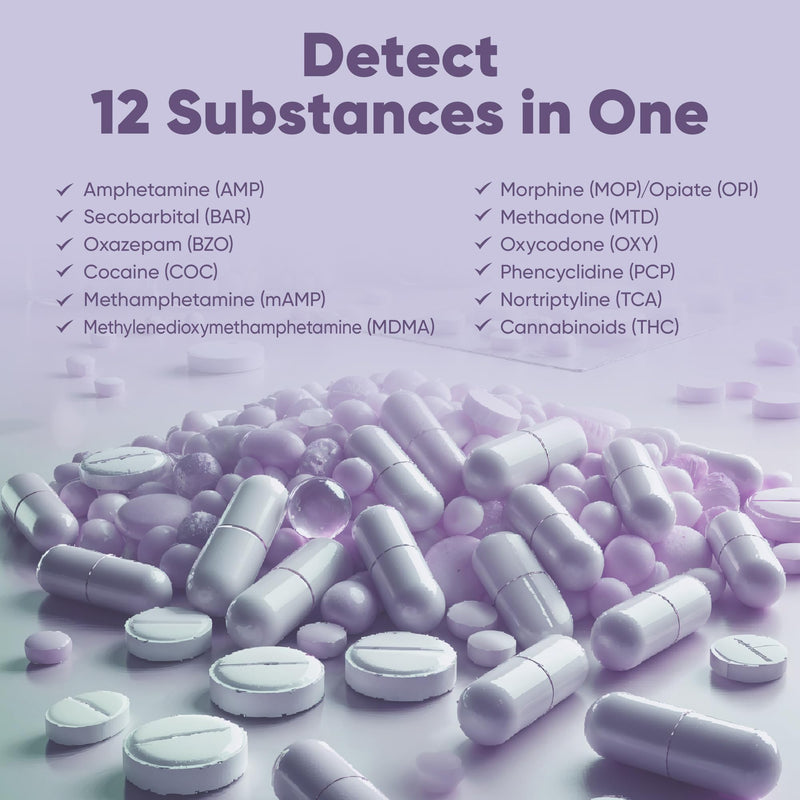 [Australia] - [5 Pack] Prime Screen 12 Panel Urine Test (AMP,BAR,BZO,COC,mAMP,MDMA,MOP/OPI 300,MTD,OXY,PCP,TCA,THC) - WDOA-7125 5 