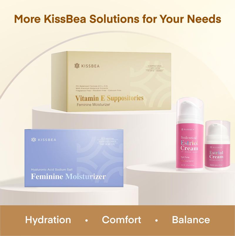 Natural Vitamin E Single-Use Units for Women - Feminine Moisturizer for Daily Feminine Care with Coconut Oil and Shea Butter - One Month Supply