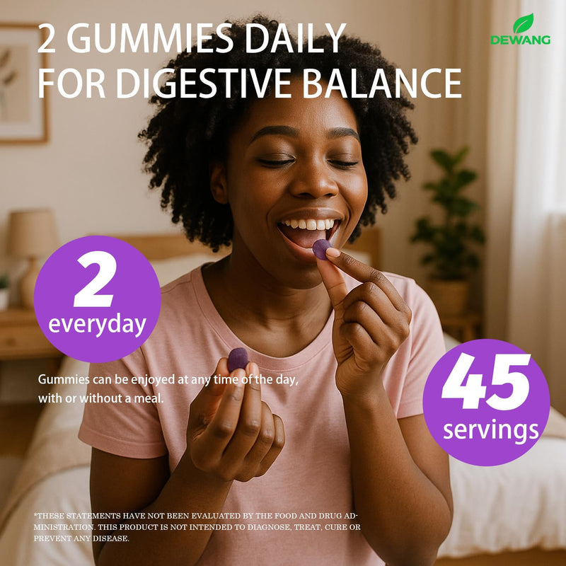 DEWANG Premium Feminine Balance Gummies for Women’s - Immune Support& PH Balance - Vegan, Gluten-Free - Grapes Flavor, 90 Count 45 Servings (2, Grape) 2