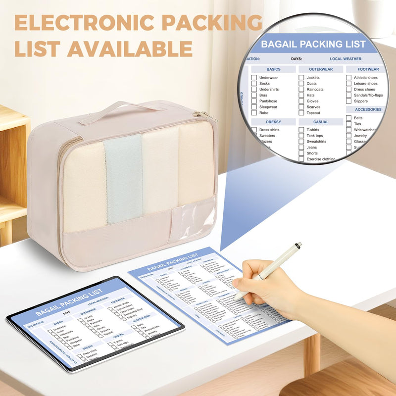 BAGAIL 19 Set Packing Cubes
