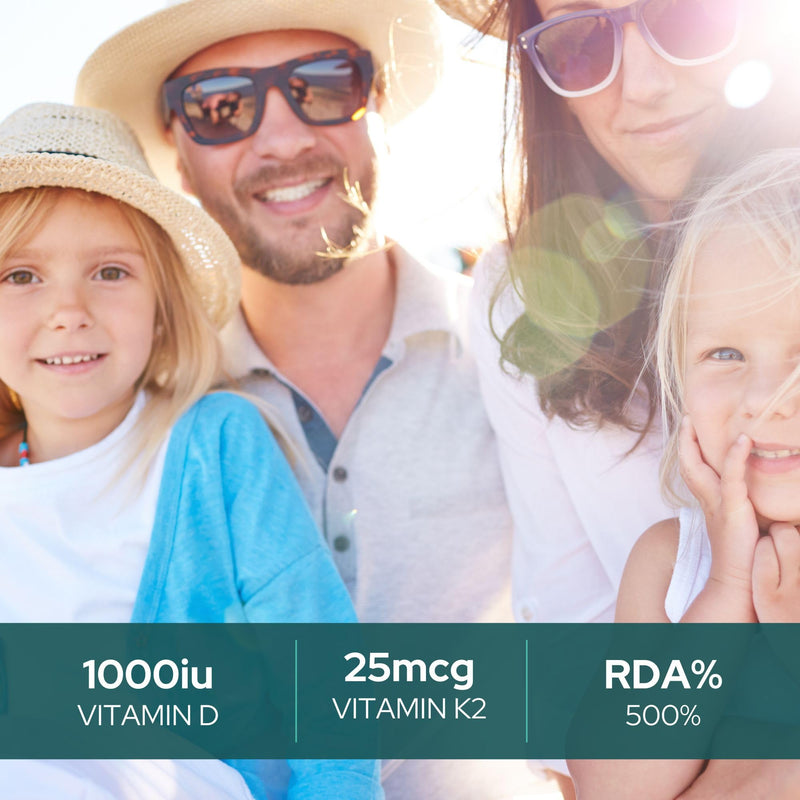Aliment Daily-D Vitamin D3 1000IU + K2 Chewable Tablets - Blackcurrant Flavour - Immune, Bone & Muscle Support - Easy Daily Vitamin D Supplement - 180 Chewables 180 count (Pack of 1)