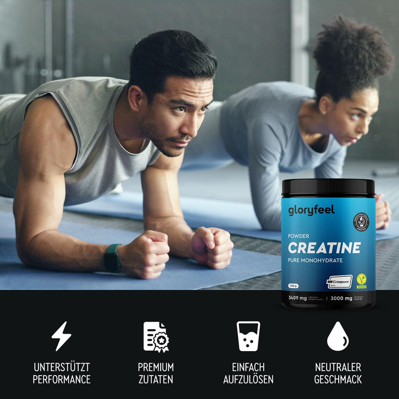 [Australia] - Creatine monohydrate 500g (Creapure®) - 99.99% pure micronized powder - 146 portions of creatine monohydrate - premium raw material from Germany - laboratory tested and made in Germany 