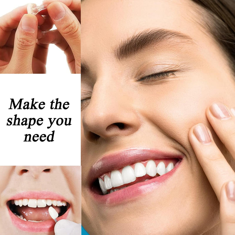 [Australia] - SNONESIY 100 g clip-on teeth, clip-on dentures, DIY dentures, used to repair missing teeth and denture veneers, temporary tooth repair beads 