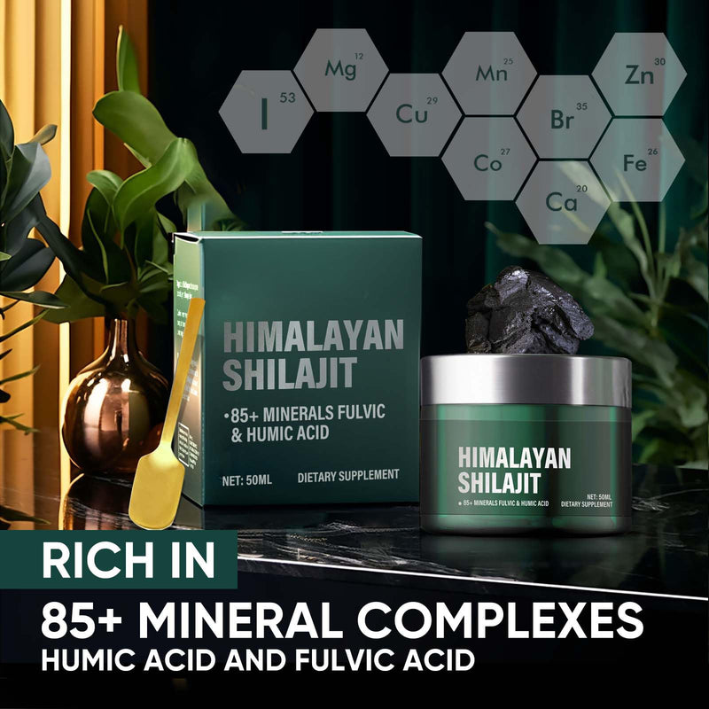 [Australia] - Shilajit Original Shilajit Resin-Natural Organic Shilajit with Fulvic Acid & Trace Minerals - 100% Pure Golden Quality, No Additives 1 Piece (Pack of 1) 