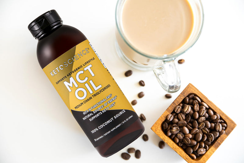 [Australia] - KETO SCIENCE Ketogenic MCT Oil, Dietary Supplement, Made from 100% Coconuts, Promotes Energy, Unflavored, 15 Fl Oz 