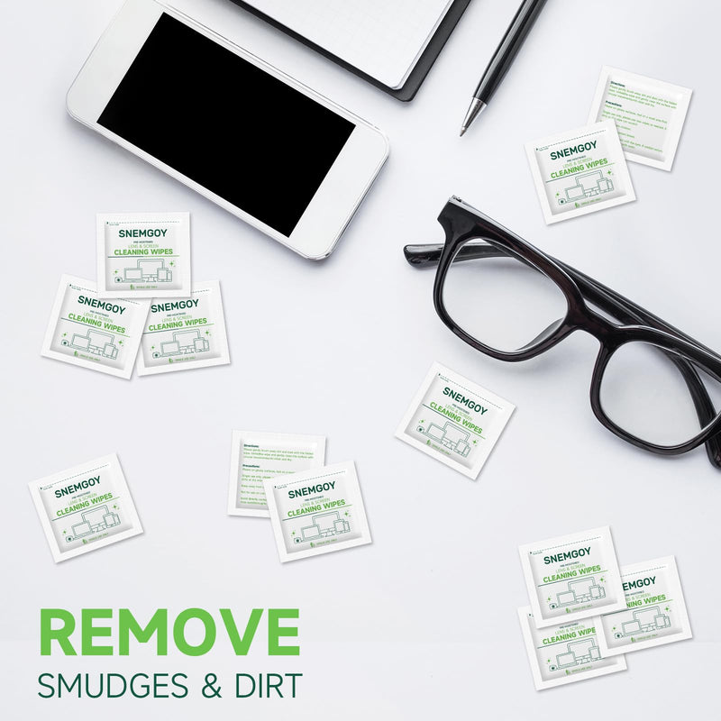 [Australia] - 100 Count Lens Cleaning Wipes, Pre-Moistened & Individually Wrapped Glasses Wipes, Eye Glasses Cleaner for Eyeglasses, Camera Lens, Phone, Tablets & Computer Screen and Other Delicate Surfaces 100 Count (Pack of 1) 