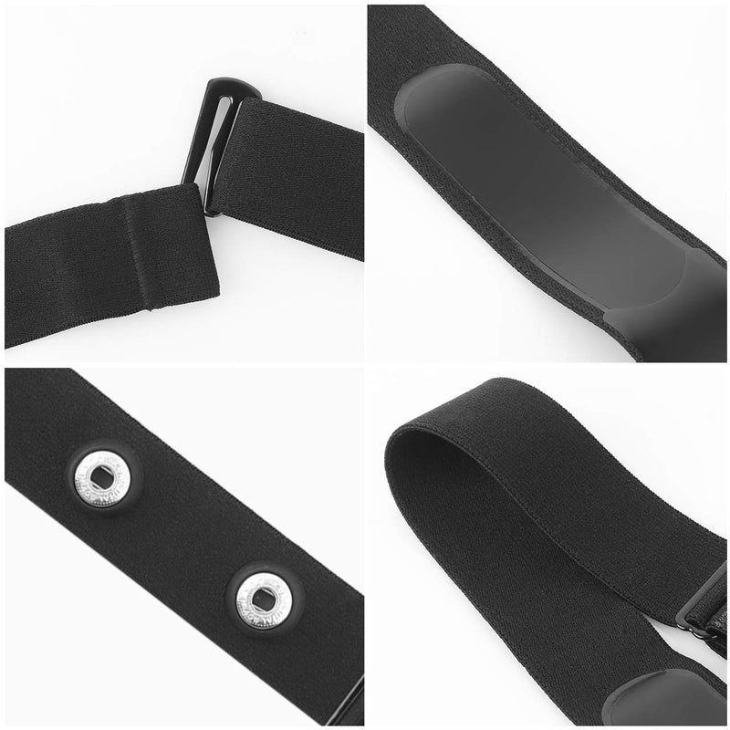 [Australia] - Heart Rate Monitor Replacement Chest Strap Fits for Polar H9 H7 Wahoo Tickr Garmin Hrm Chest Belt, Waterproof Adjustable Size 