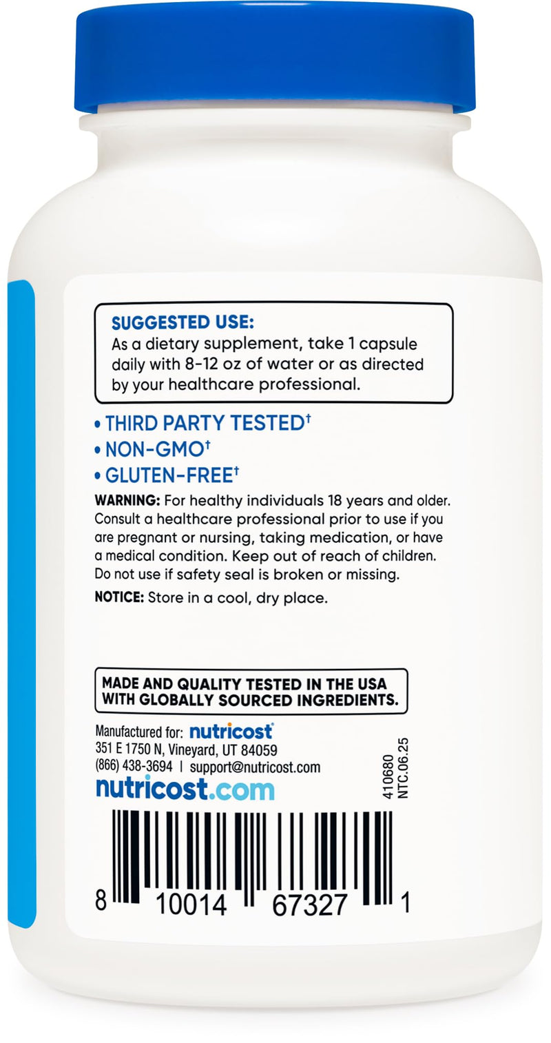 [Australia] - Nutricost Electrolyte Complex Advanced Hydration (120 Capsules) - 8 Hydrating Electrolytes & Vitamins, Gluten Free, Non-GMO, Vegetarian 120 Count (Pack of 1) 