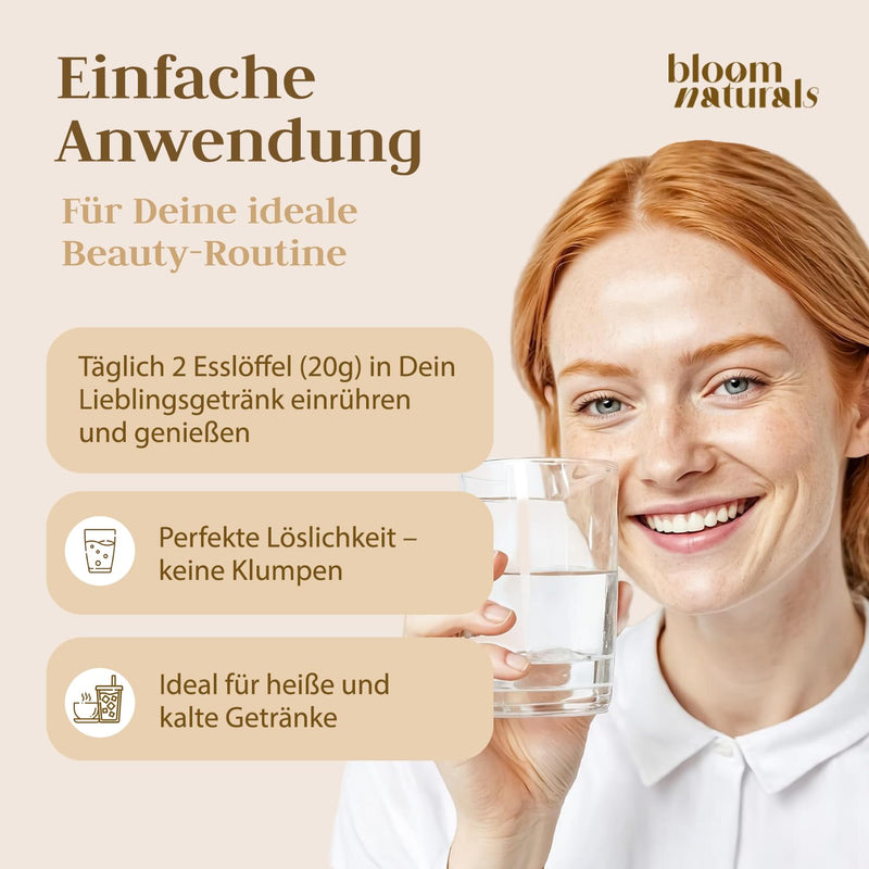 [Australia] - Collagen powder 1500g (1.5 kg) - high dose and tasteless collagen hydrolyzate powder, peptide type 1 & 3 - collagen powder, collagen peptides - produced in Germany XXL storage pack collagen 1500g (1.5 kg) 