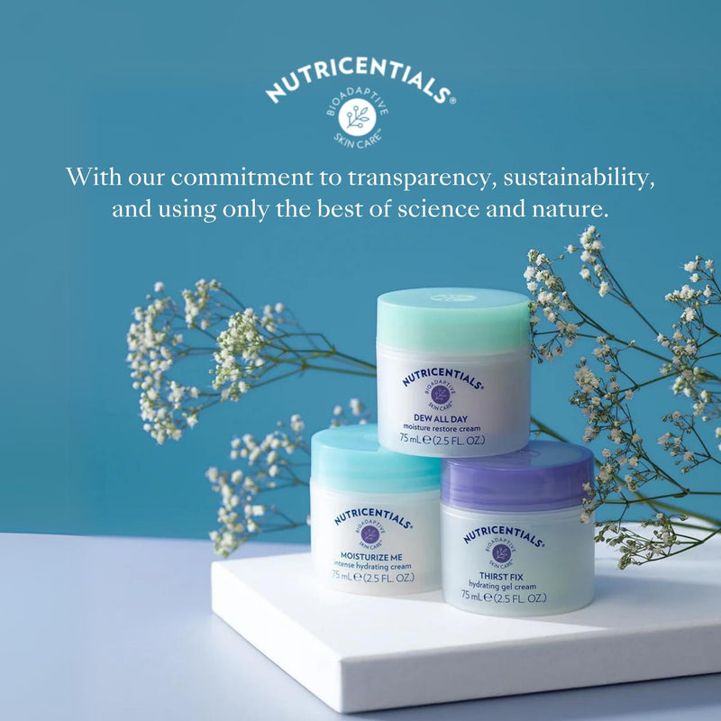Nu Skin Moisturize Me Intense Hydrate Cream | 2.5 Fl Oz | Night Cream | Bioadaptive botanicals, aloe, pistachio oil & vitamin E hydrate and restore dry skin overnight