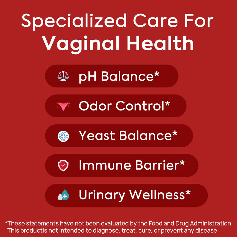 HerAure Vaginal Probiotics for Women -PH Balance,Yeast Balance,60CT | Healthy Vaginal Odor, Vaginal Flora, Women Probiotics and Prebiotics,Immune Support - Prebiotics & Lactobacillus Probiotic 60 Count (Pack of 1)