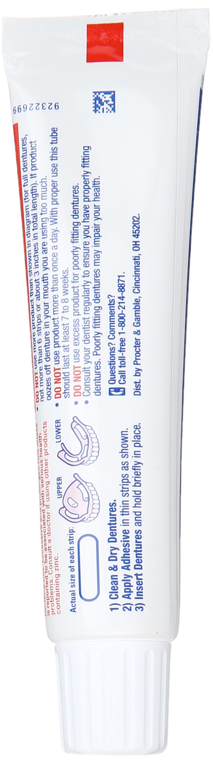 [Australia] - Fixodent Complete Free Denture Adhesive Cream 2.4 Oz (Pack of 6) 2.4 Ounce (Pack of 6) 
