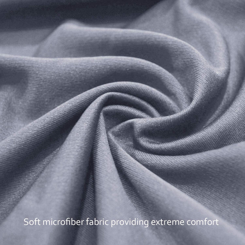 [Australia] - Biloban Pack and Play Sheets Fitted, 2 Pack Pack and Play Sheet Fits for Graco Pack n Play Mattress, Neutral Playard Sheets for Baby Boys and Girl, Grey & White, 38”X 26” 38 X 26 Inch 