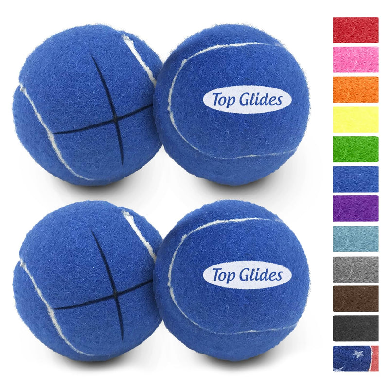 [Australia] - Precut Walker Tennis Ball Glides Dark Blue 