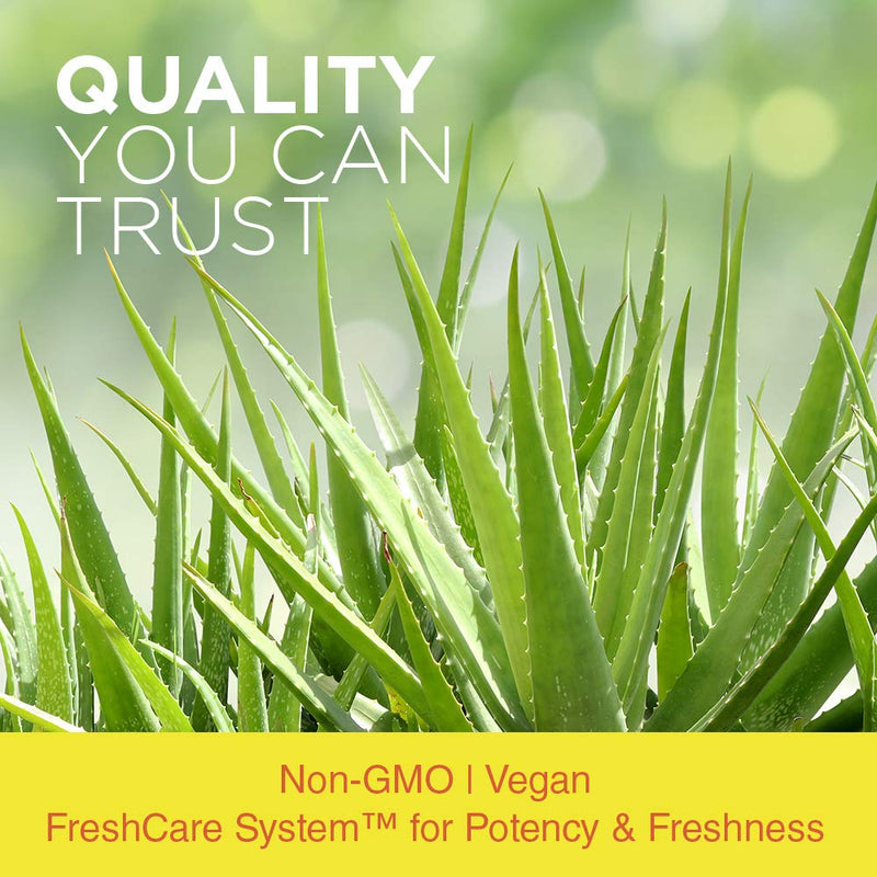 [Australia] - Nature's Life Aloe Vera Inner Leaf | Skin Health, Digestive Support & Regularity Formula | with Fennel | Non-GMO & Vegan | No Fillers | 100 Veg Caps 