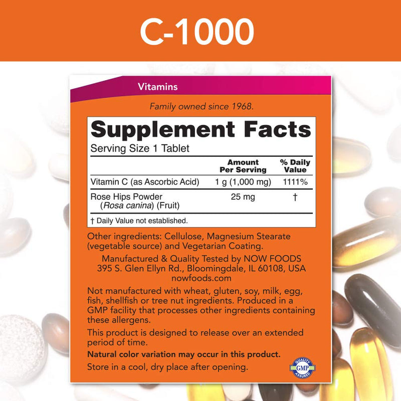NOW Supplements, Silymarin Milk Thistle Extract 300 mg with Artichoke and Dandelion & Supplements, Vitamin C-1,000 with Rose HIPS, Sustained Release, Antioxidant Protection*