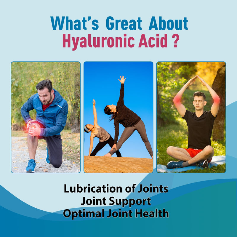 [Australia] - Hyaluronic Acid Gummies, Hyaluronic Acid Supplements for joints, Glowing Skin & Eyes, Hyaluronic Acid with Vitamin C & Biotin 5000mcg for Collagen Production, 60 Chews 1 
