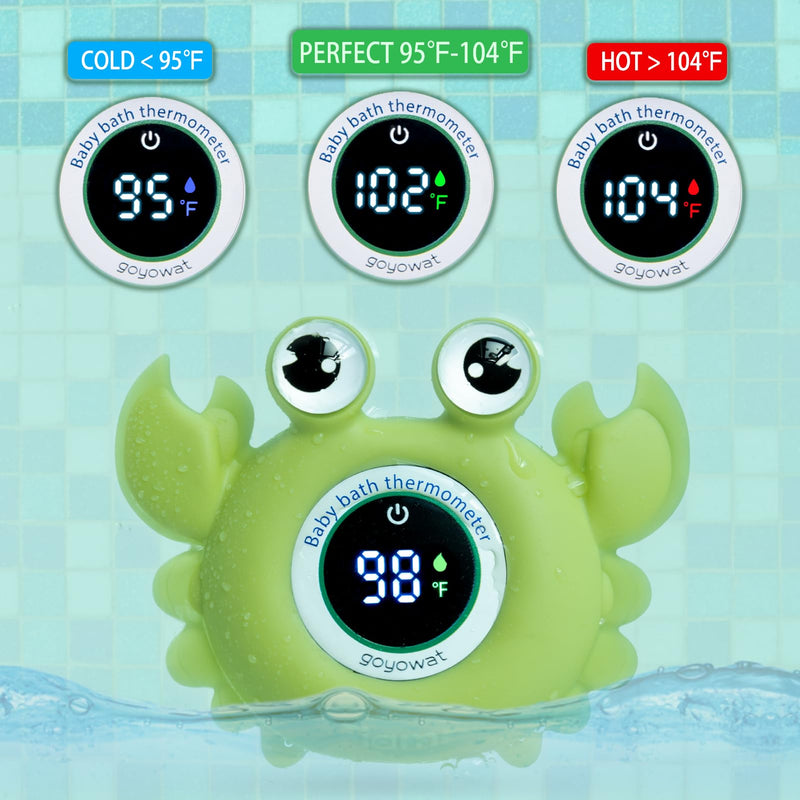 Baby Bath Thermometer,Bath Thermometer Baby Safety, Water Thermometer Temperature Toy,Baby Essentials Must Haves Newborn Stuff,Bath Temp Thermometer,dream baby room doli yearning infant thermometer green