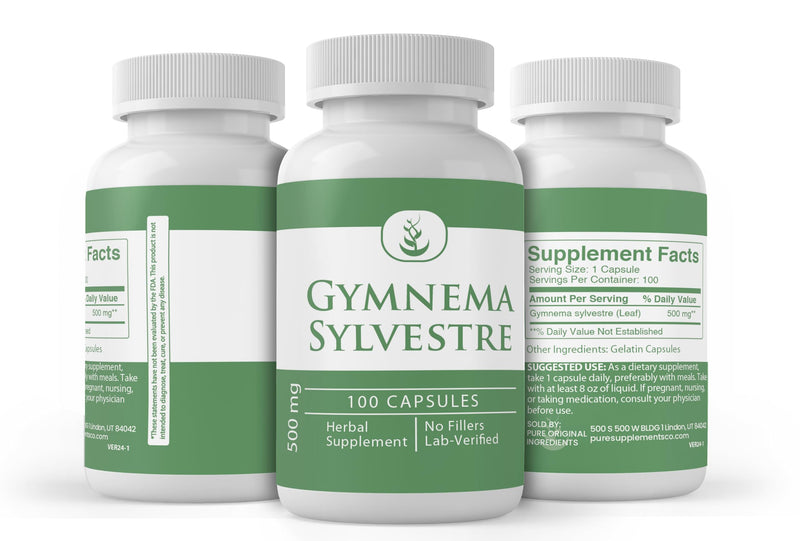 [Australia] - PURE ORIGINAL INGREDIENTS Gymnema Sylvestre, (100 Capsules), Always Pure, No Additives Or Fillers, Lab Verified 100 Count (Pack of 1) 