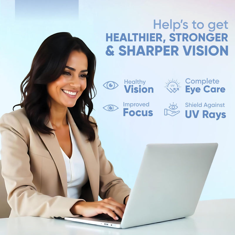 Vitaminnica Vita Vision - Maintain Healthy Eyes, Reduces Dryness & Eye Strain (Pack of 1)- 60 Capsules