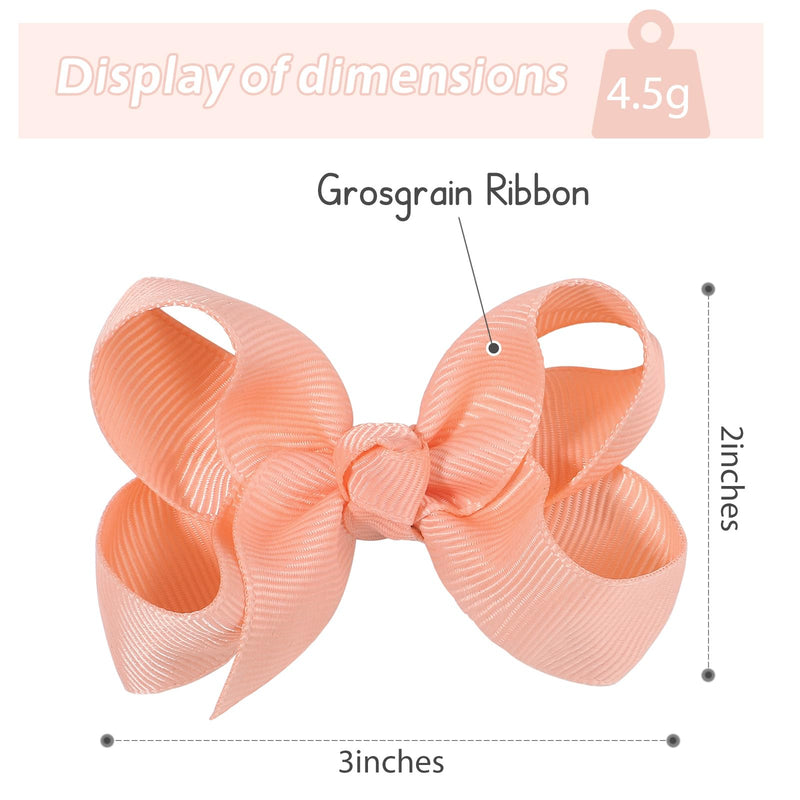 [Australia] - 58pcs 3 Inches Grosgrain Ribbon Pinwheel Hair Bows Alligator Clips Hair Barrettes Accessories for Baby Girls Kids Toddlers Teens 29 Colors in Pairs 58pcs 