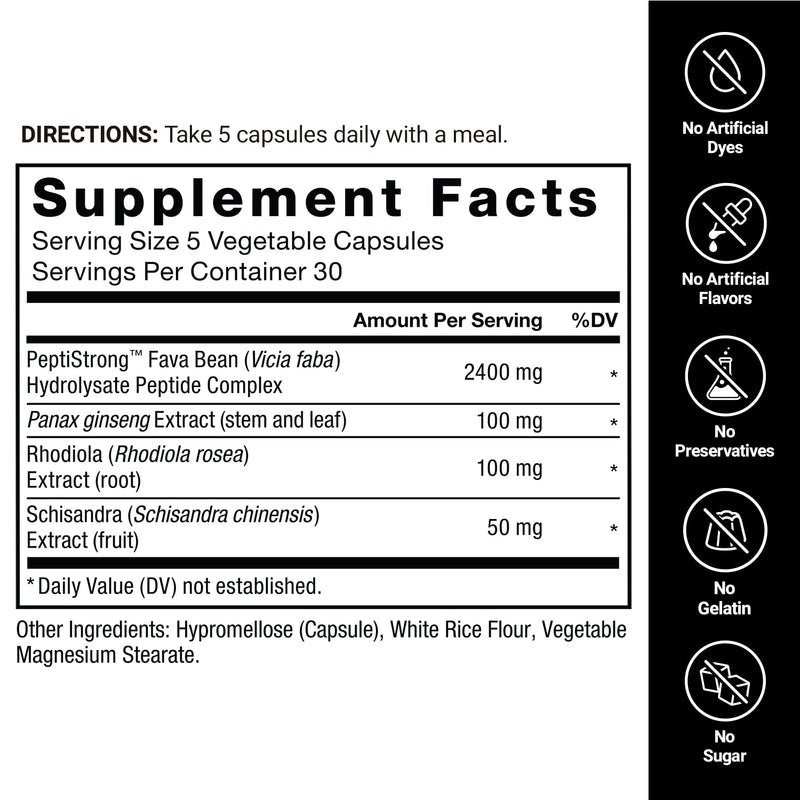 Force Factor Anabolic Muscle Builder, Muscle Building Supplement for Men | Support Muscle, Strength & Recovery, Reduce Fatigue, with AI-Developed PeptiStrong, 150 Capsules 150 Count (Pack of 1)