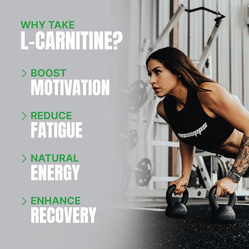 Pro Sup L-Carnitine 3000 Stimulant Free Liquid Shots for Men and Women - Workout Drink for Performance and Muscle Recovery, 31 Servings (473 ml, Berry) 473 ml (Pack of 1)