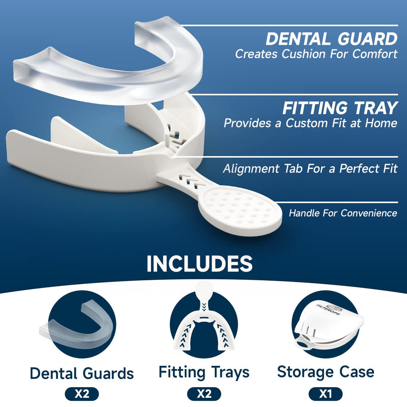 [Australia] - Toddler Kids Mouth Guards for Teeth Grinding,2 Pack Toddler Size, Comfortable Mouth Guards for Clenching Teeth, Child Bite Guards Small 2.0 