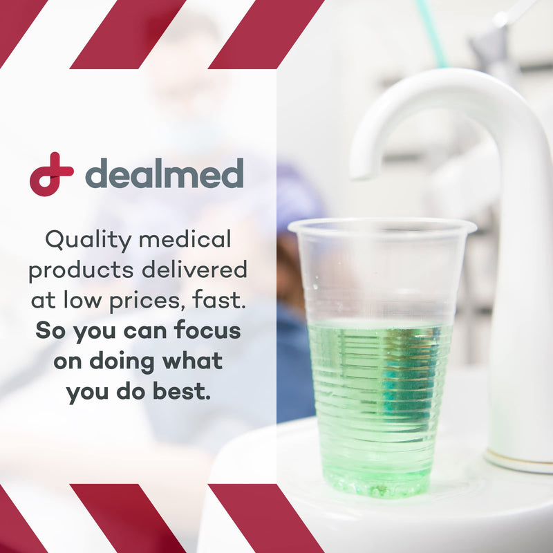 [Australia] - Dealmed 3 oz. Disposable Plastic Cups – 100% Recyclable Cups for Doctor's Offices, School Nurse's, Hospitals, at Home and More (Pack of 100) 3 oz. 