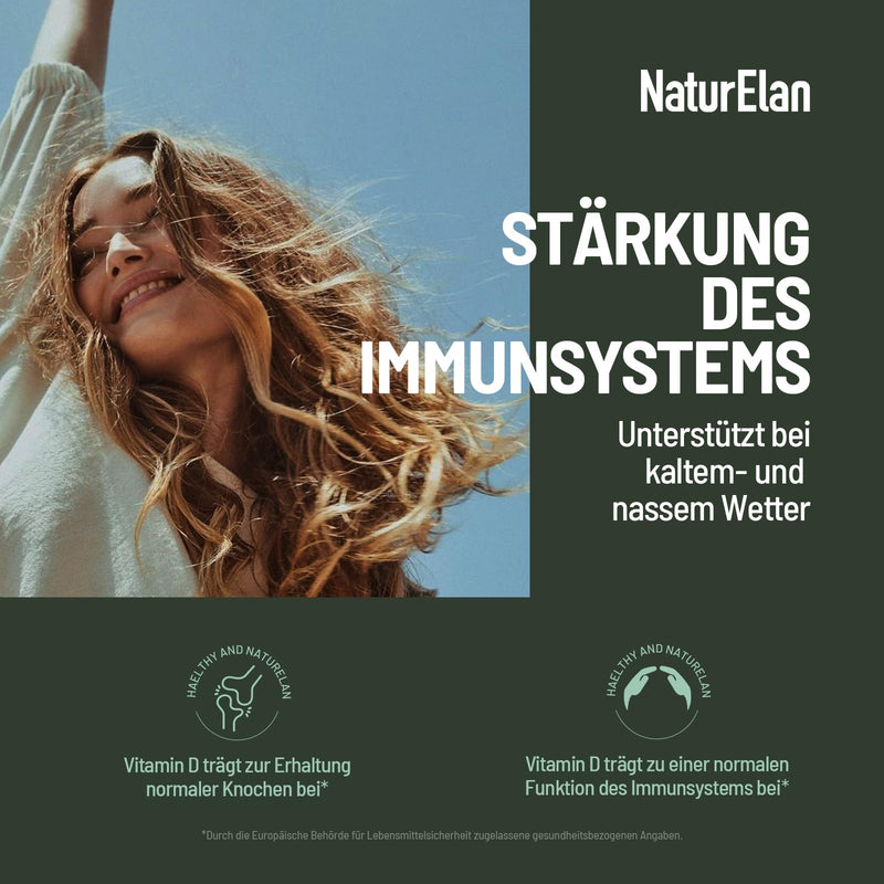 [Australia] - Vitamin D3 20,000 IU high dose - 400 tablets, sunshine vitamin for the immune system, vegetarian, produced in Germany 